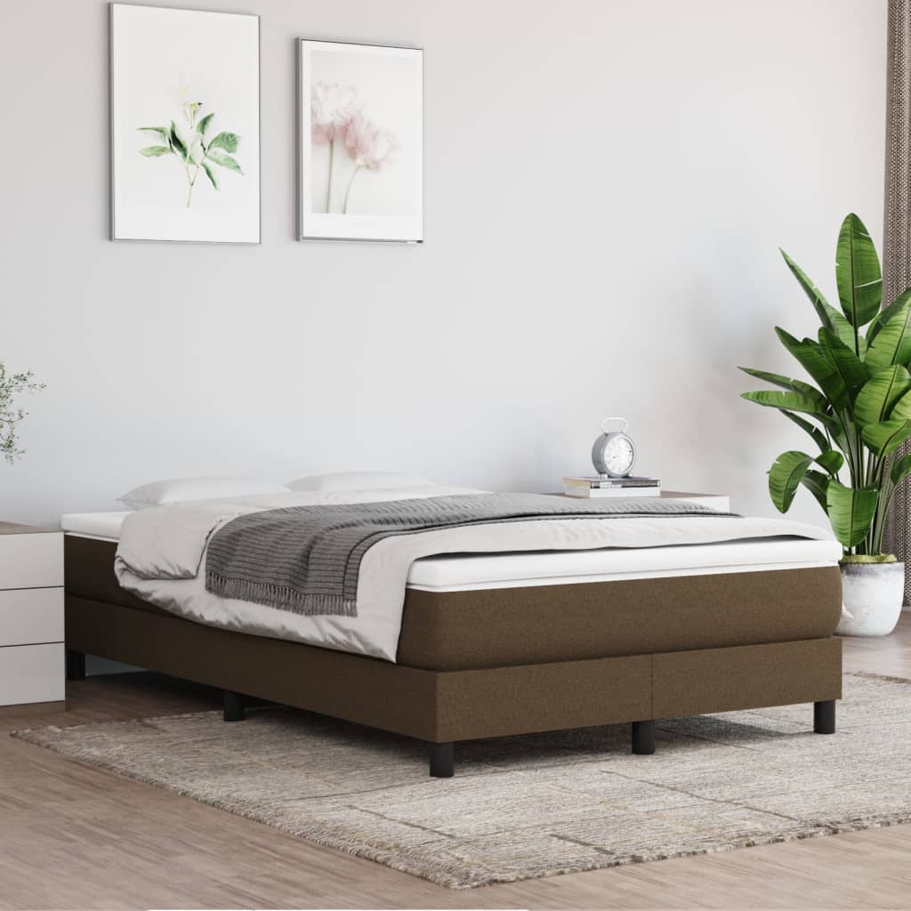 Bed mattress with dark brown puffed springs 120x200x20 cm