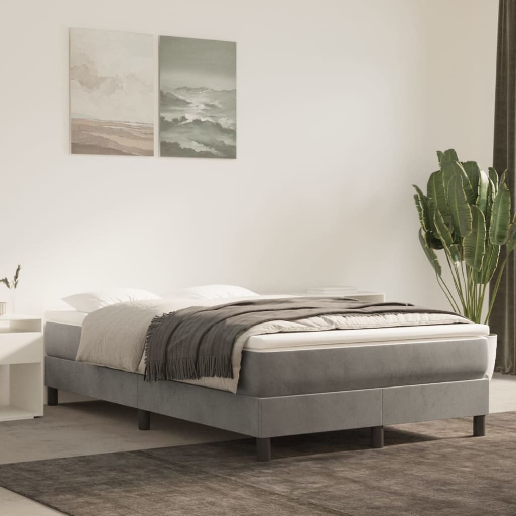 Light gray bewitched bed mattress 120x200x20 cm