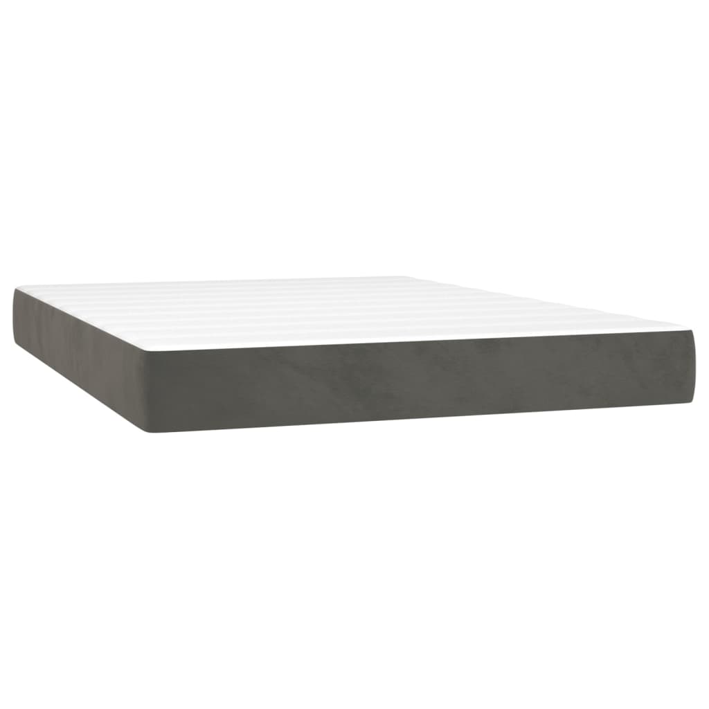 Dark gray -gray bed mattress 140x190x20 cm