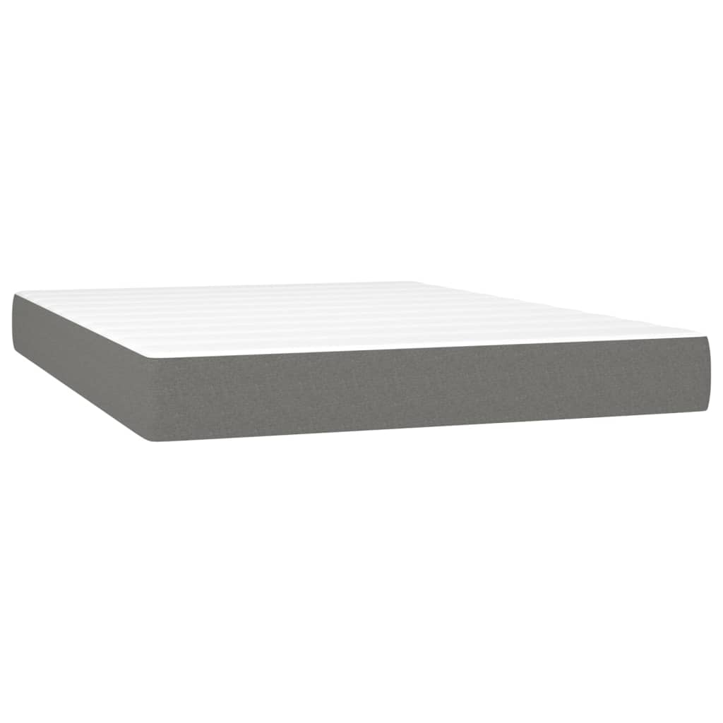 Dark gray -gray bed mattress 140x200x20 cm