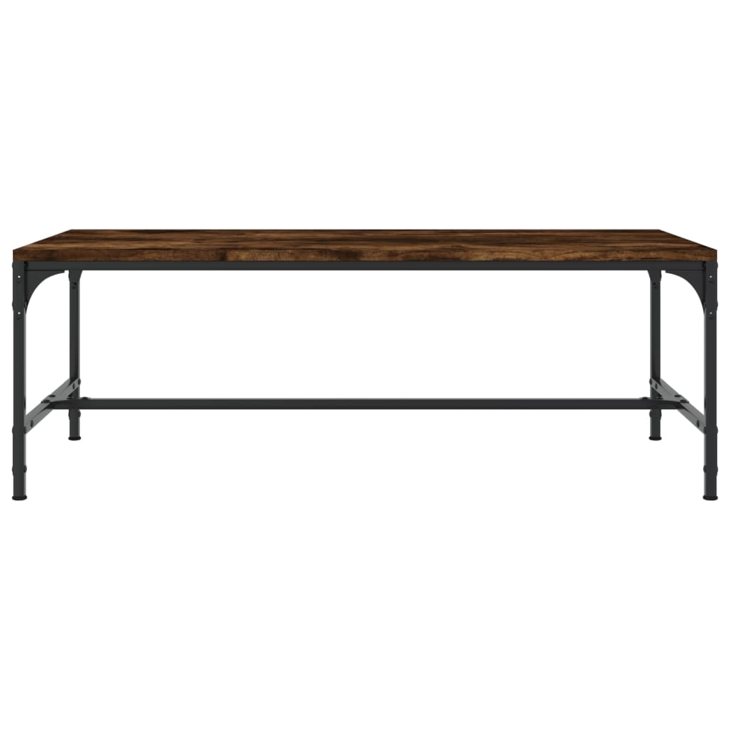 Smoked oak coffee table 100x50x35 cm engineering wood