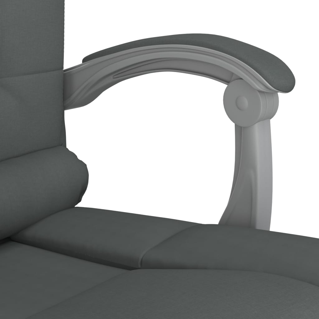 Dark gray desktop massage chair fabric