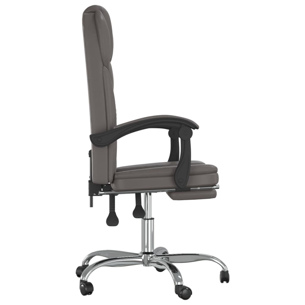 Terminated gray desktop chair