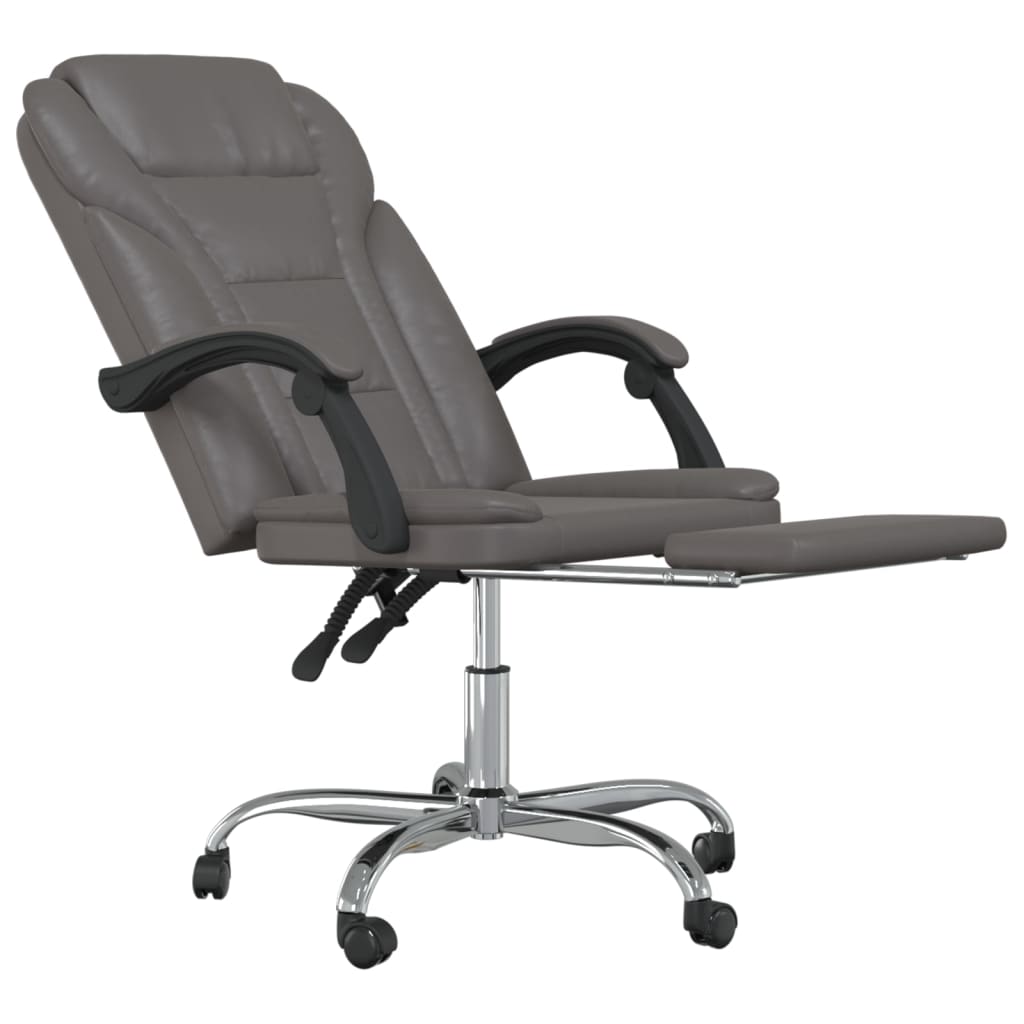 Terminated gray desktop chair
