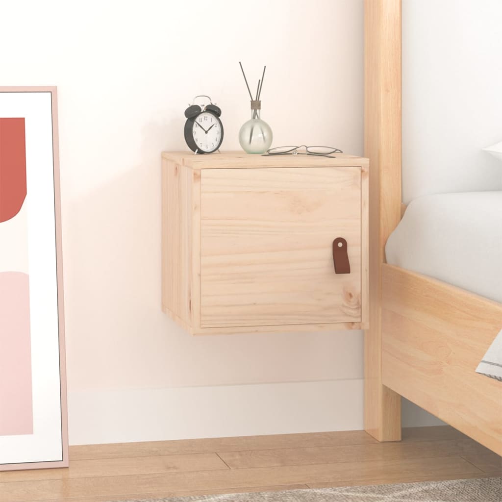 Wall cabinet 31.5x30x30 cm Solid pine wood
