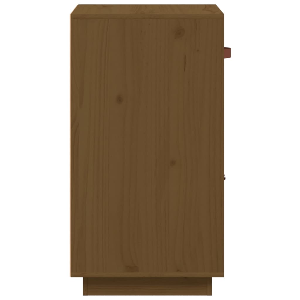 Honigbrauner Buffet 34x40x75 cm Festkieferholz Holz