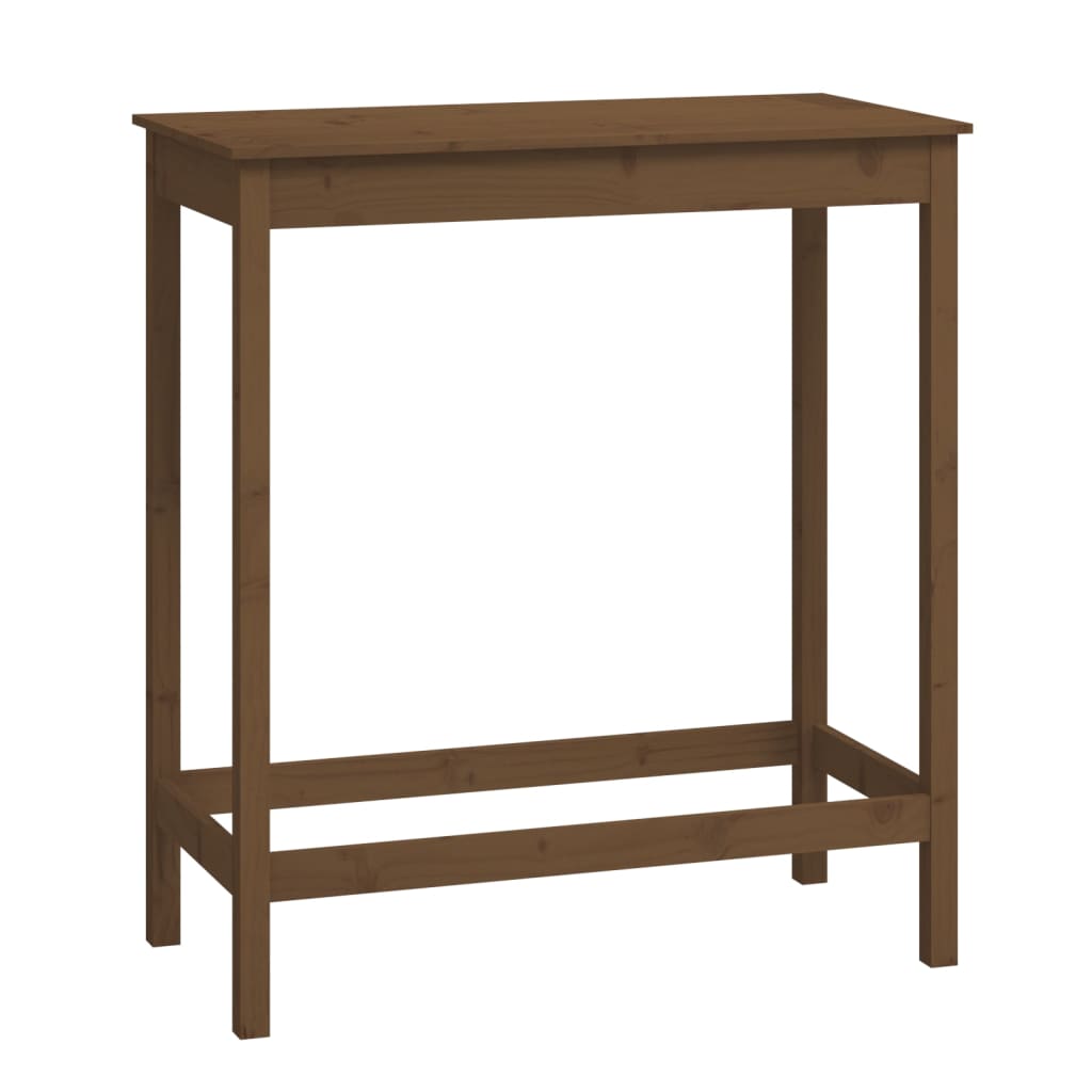 Honigbrauner Riegel Tabelle 100x50x110 cm Festkieferholz