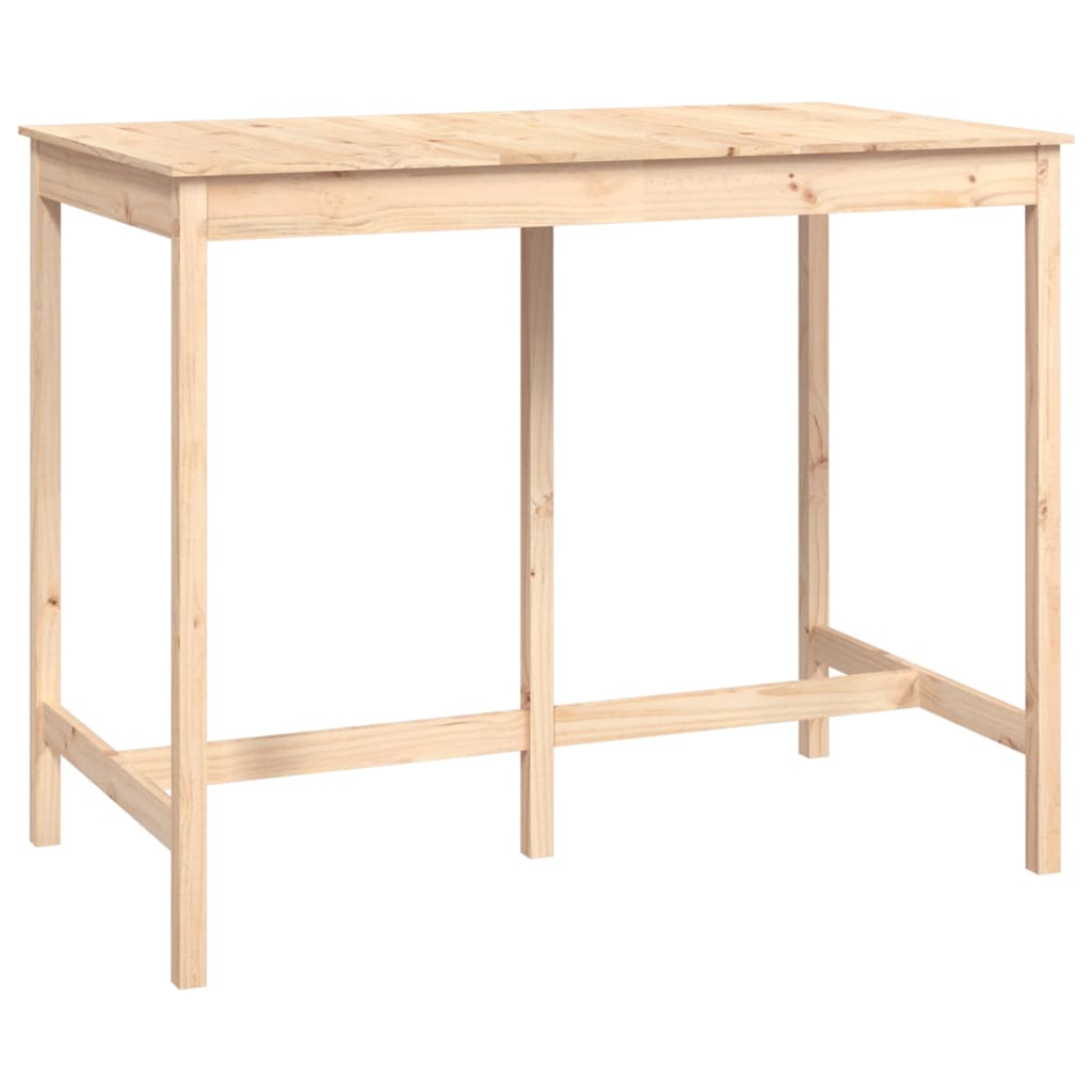 Bar table 140x80x110 cm Solid pine wood
