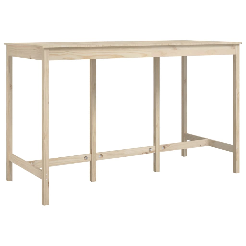 Bar table 180x80x110 cm solid pine wood