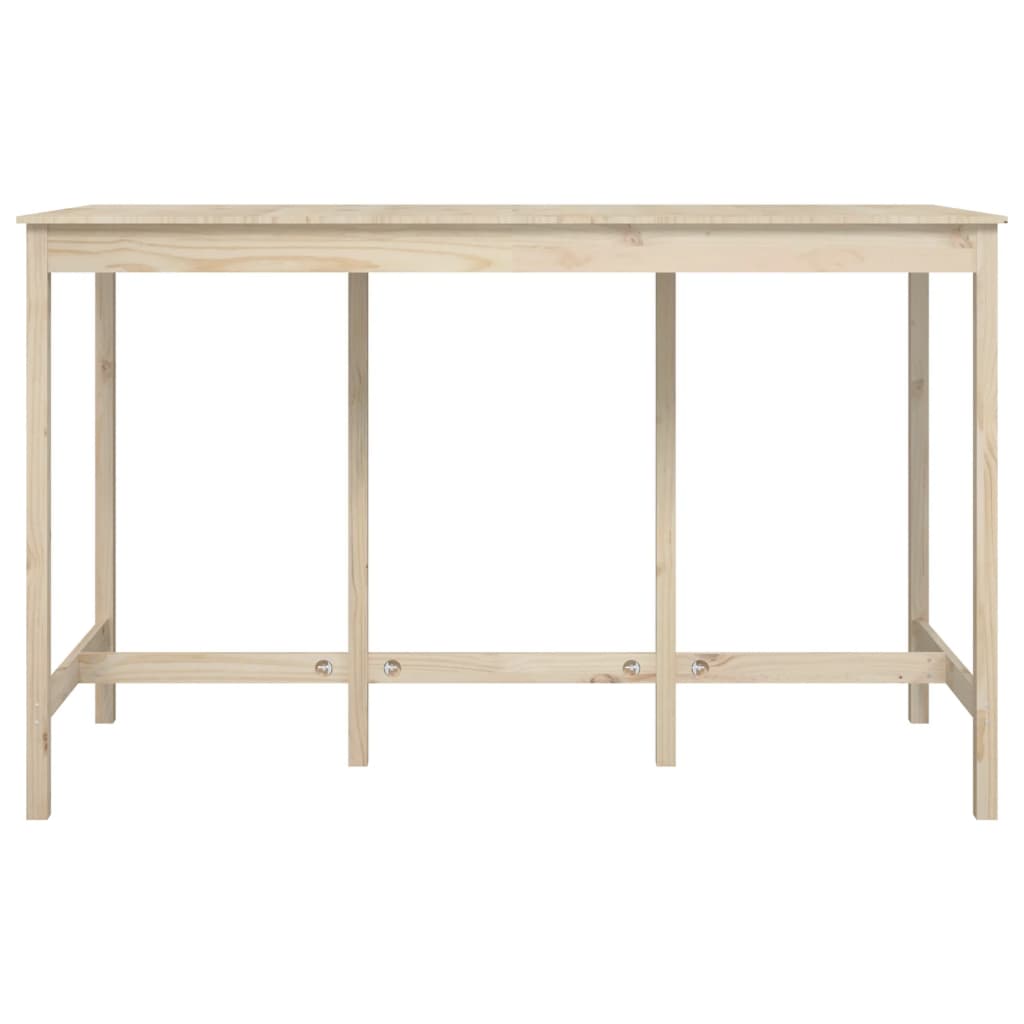 Bar table 180x80x110 cm solid pine wood