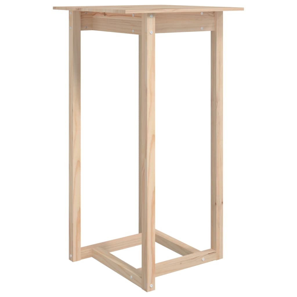 Balken Tabelle 60x60x110 cm Festkieferholz