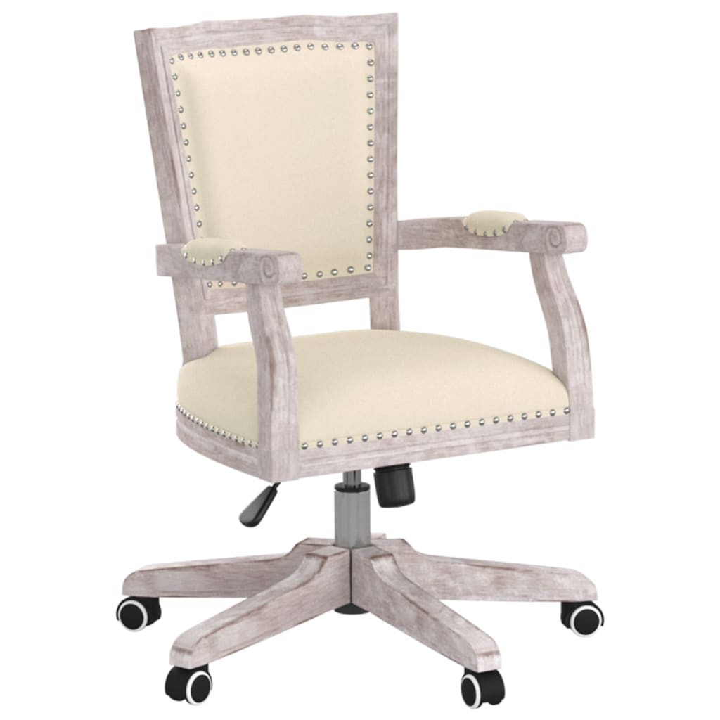 Linen Beige Bureau Pivot Chair