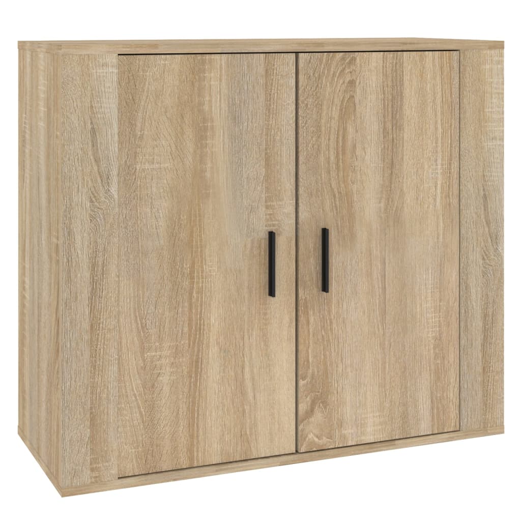 Credenza rovere Sonoma 80x33x70 cm MDF