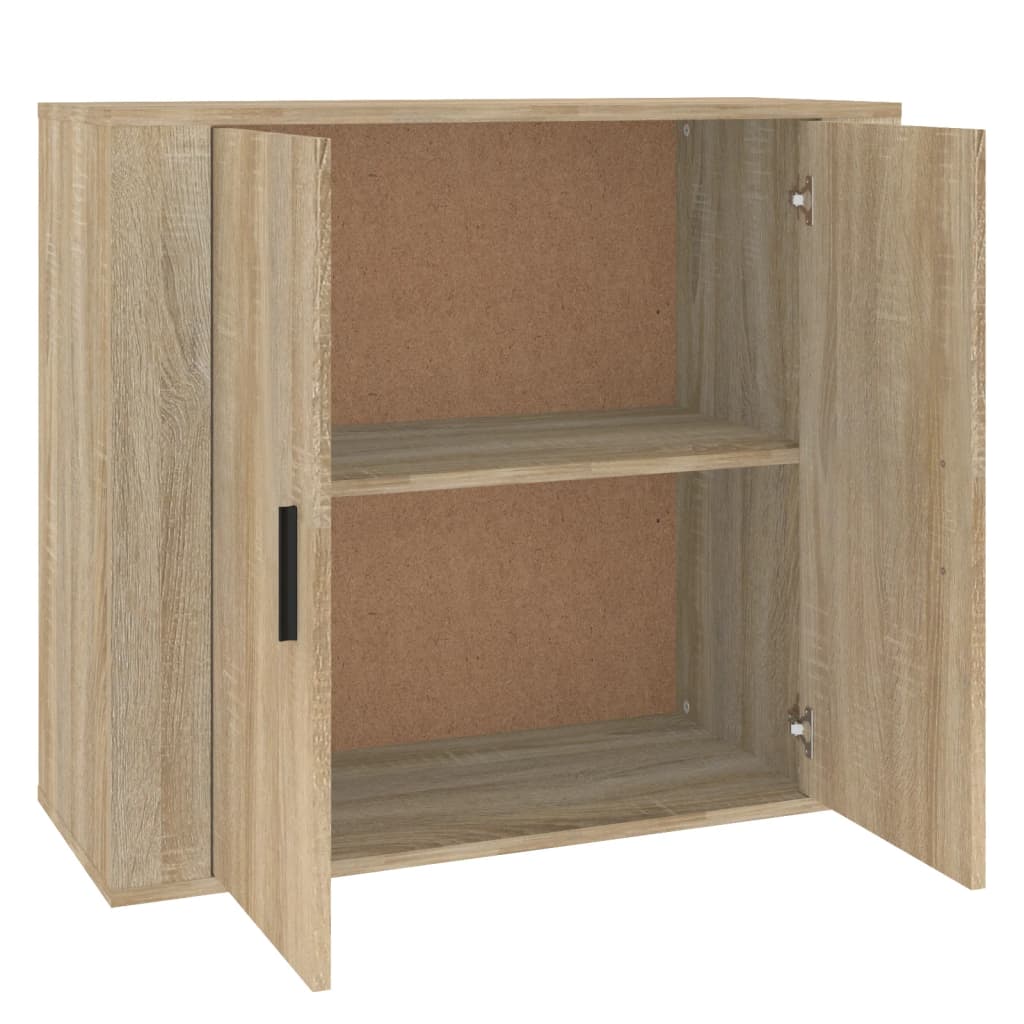 Credenza rovere Sonoma 80x33x70 cm MDF