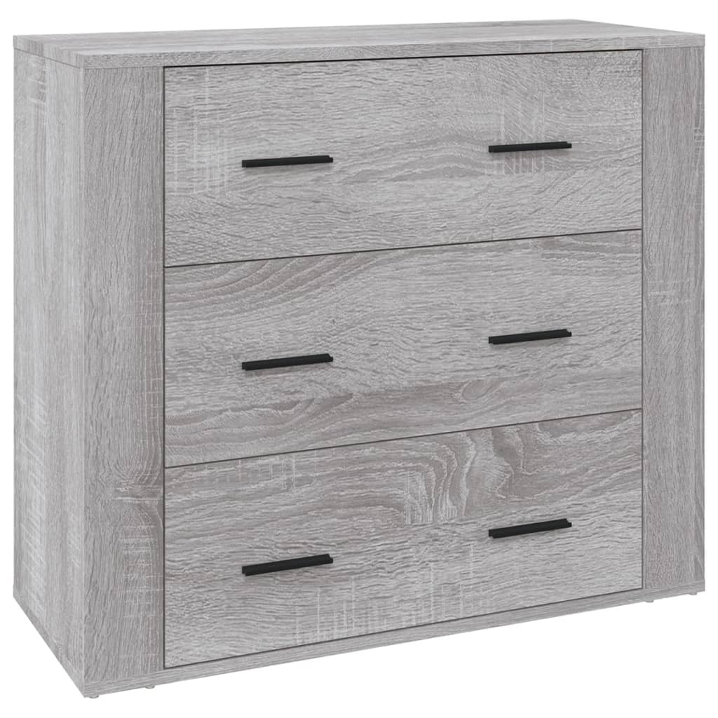 Sonoma Grey Buffet 80x33x70 cm Engineering Holz