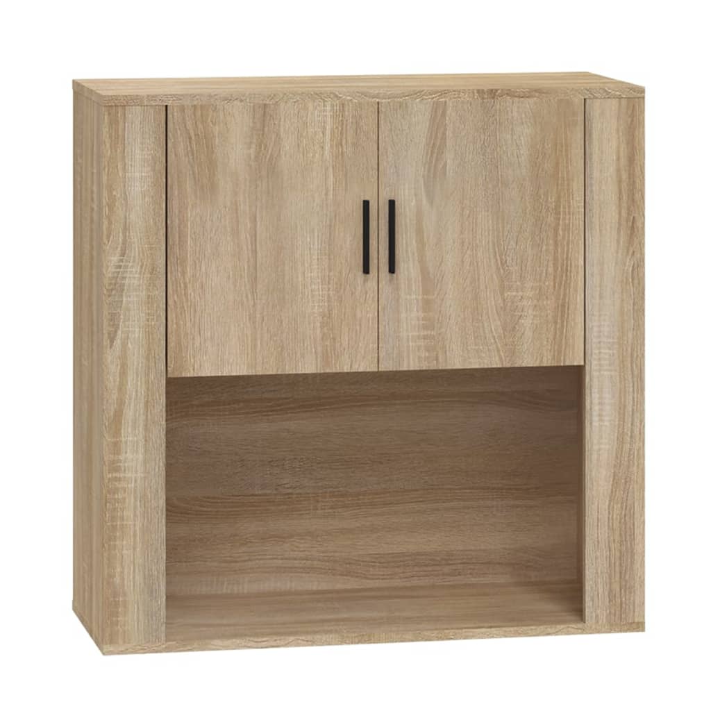 Sonoma oak wall cabinet 80x33x80 cm engineering wood