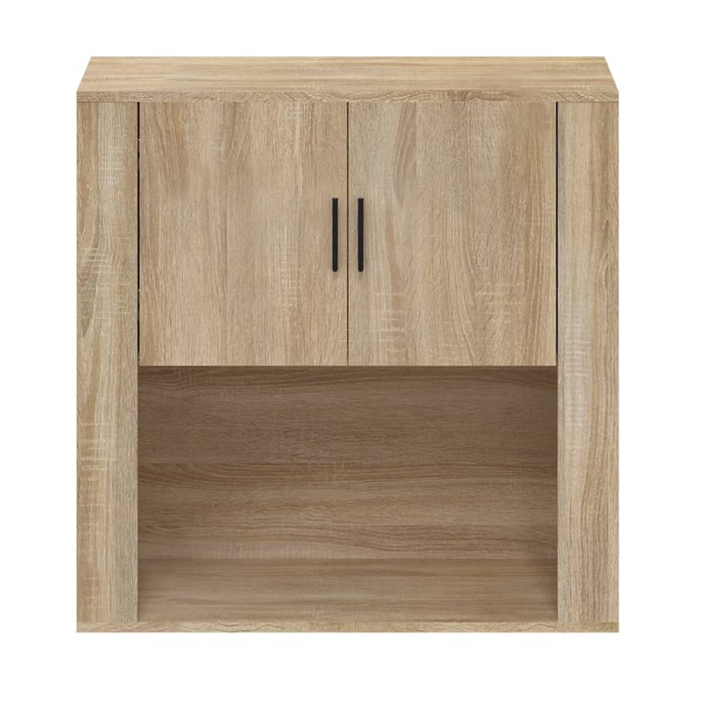 Sonoma oak wall cabinet 80x33x80 cm engineering wood