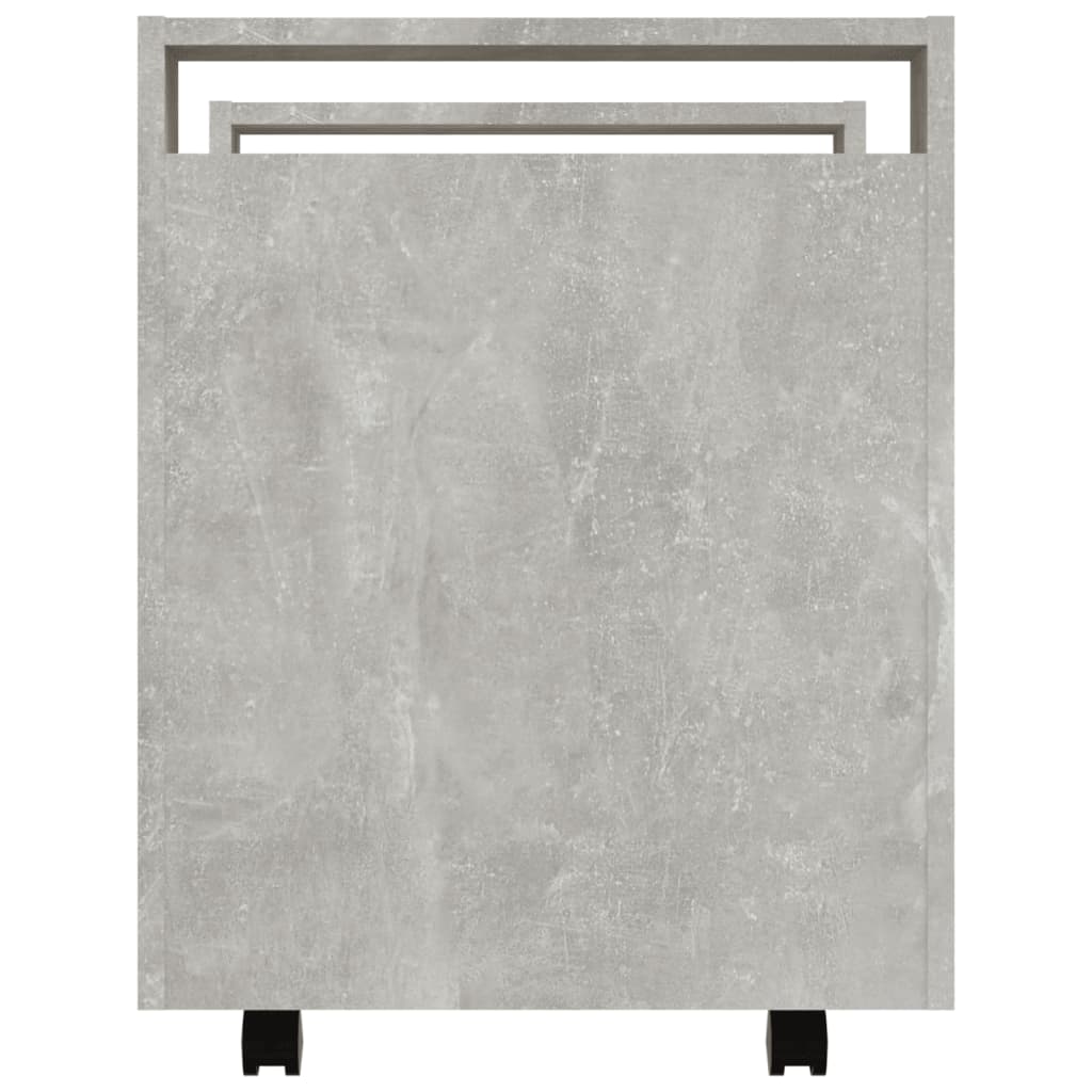 Gray concrete gray office 60x45x60 cm engineering wood