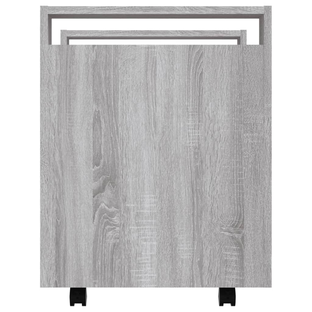 Sonoma gray office cart 60x45x60 cm engineering wood