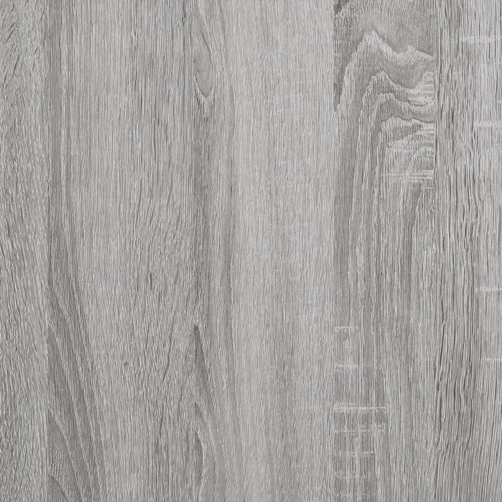 Carrello da cucina Sonoma grigio 60x45x80 cm MDF
