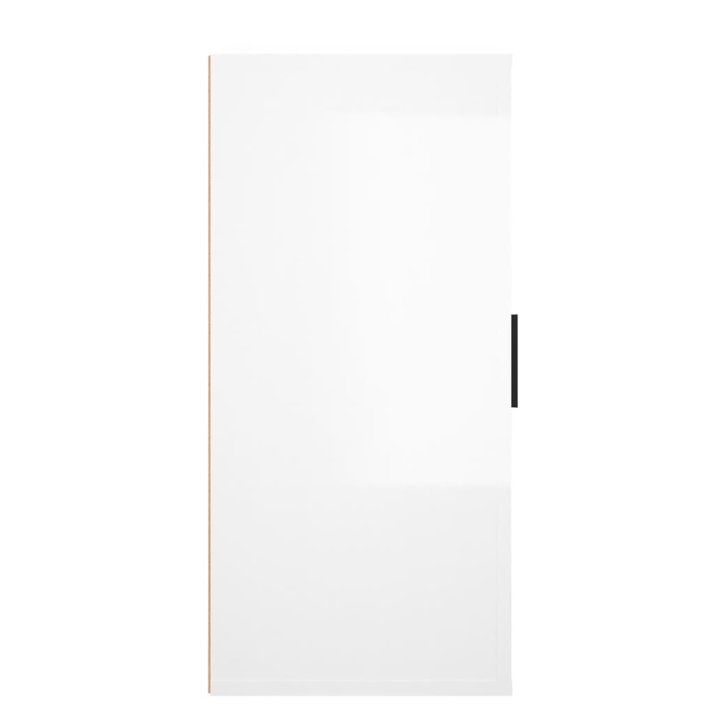 Credenza Bianco lucido 40x33x70 cm MDF