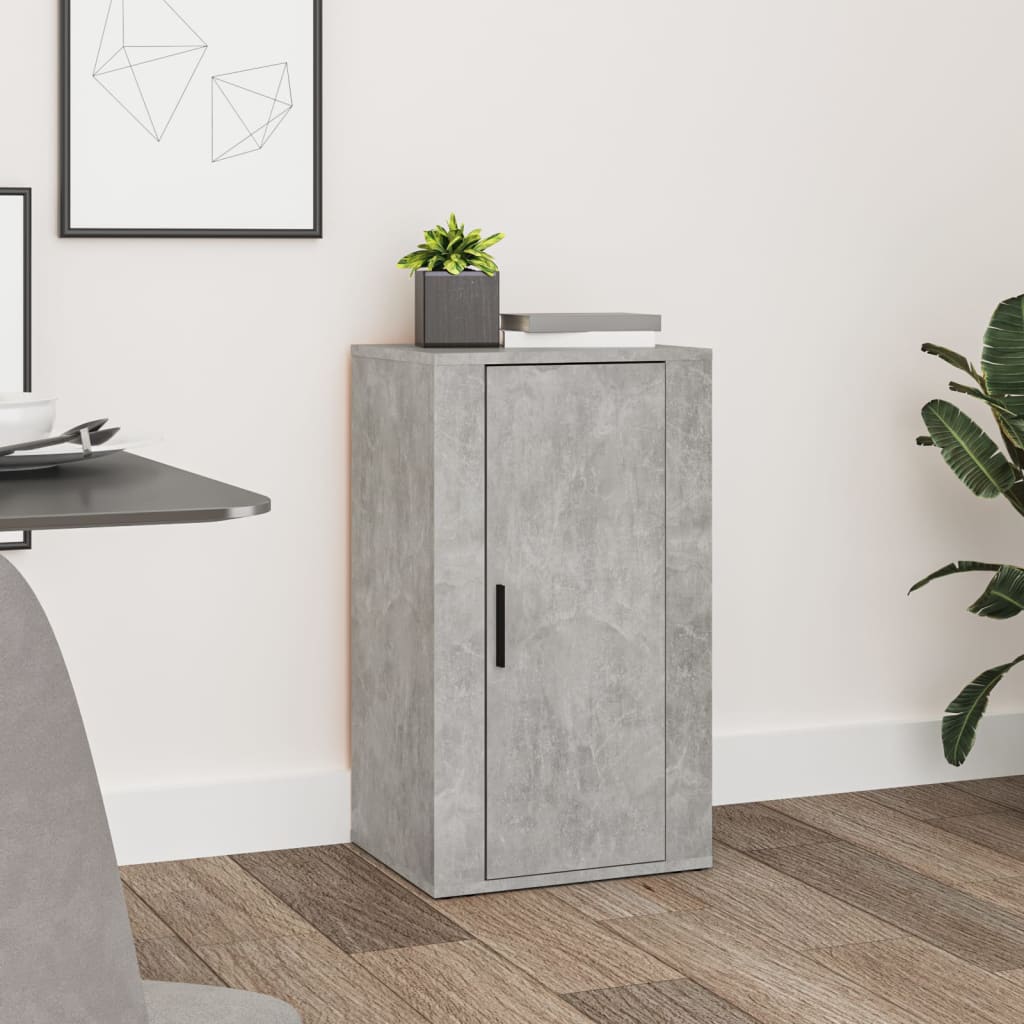 Credenza Grigio cemento 40x33x70 cm MDF