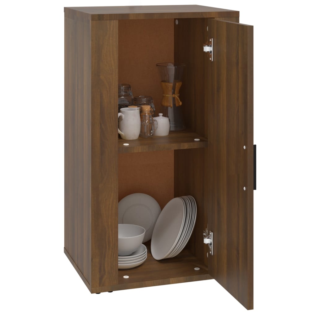 Buffet Brown Eiche 40x33x70 cm Engineering Holz