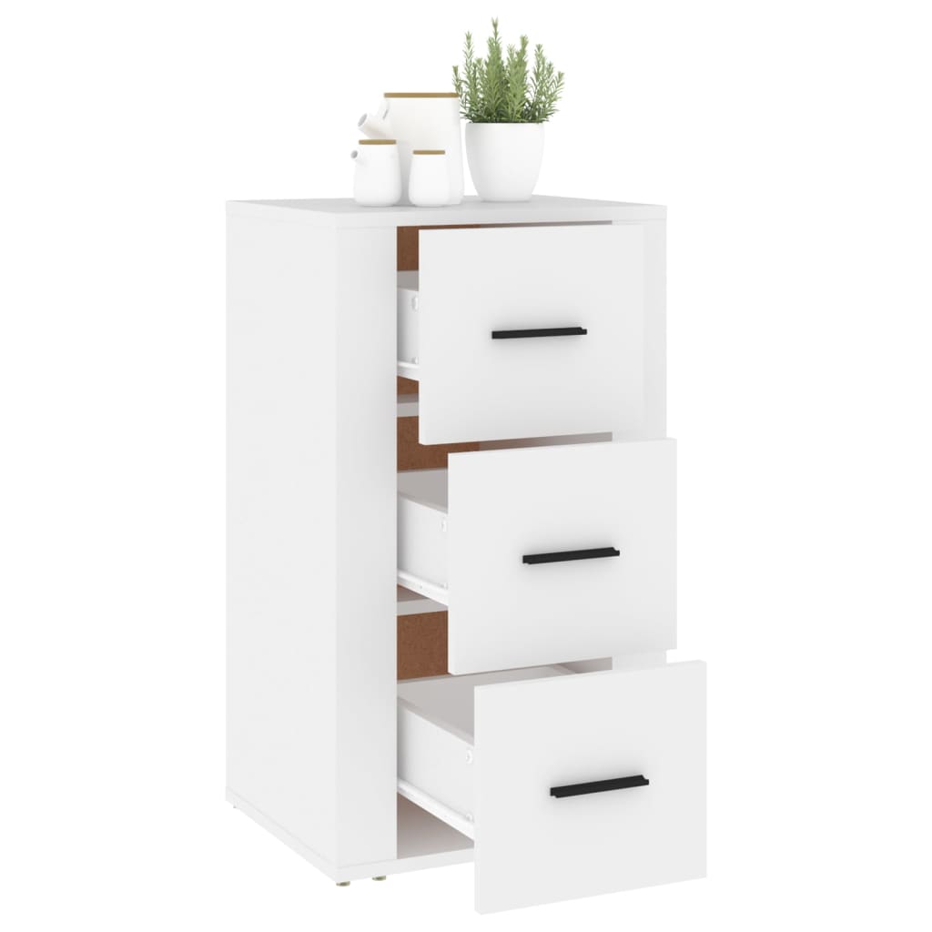 White buffet 40x333x70 cm Engineering wood