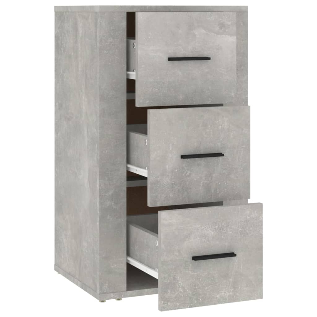 Credenza Grigio cemento 40x33x70 cm MDF