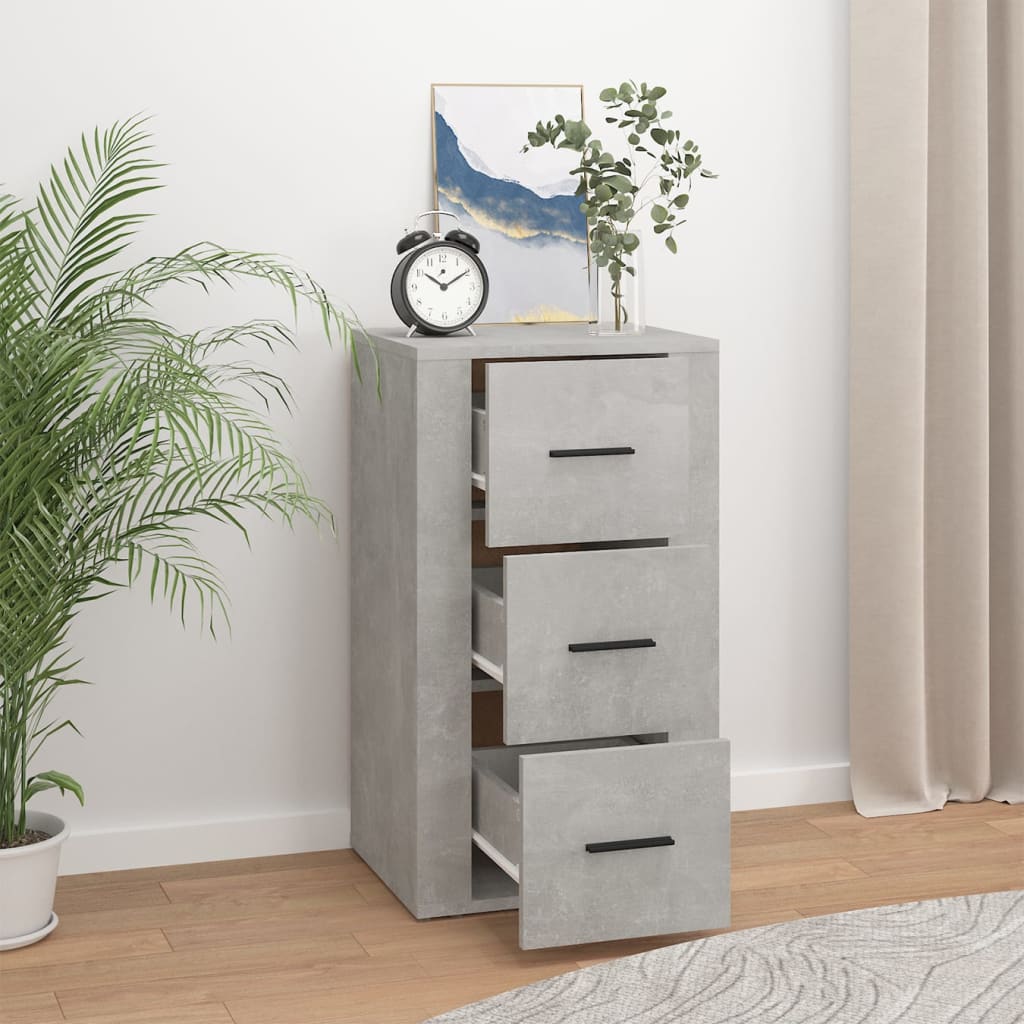 Concrete gray buffet 40x33x70 cm Engineering wood