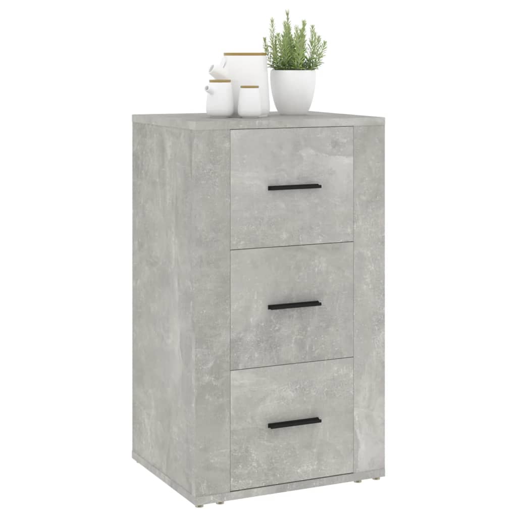 Credenza Grigio cemento 40x33x70 cm MDF