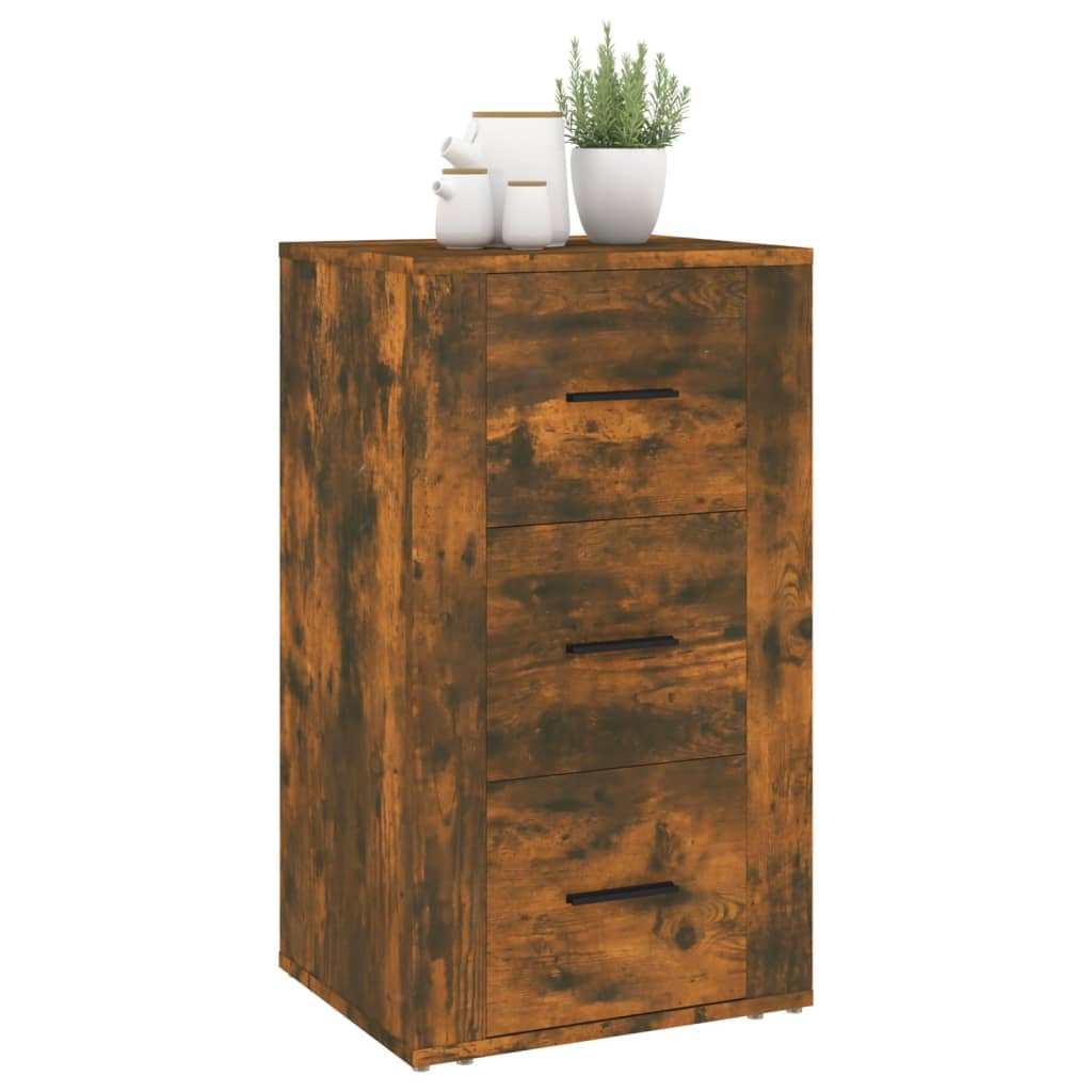 Raucher -Eichenbuffet 40x33x70 cm Engineering Holz