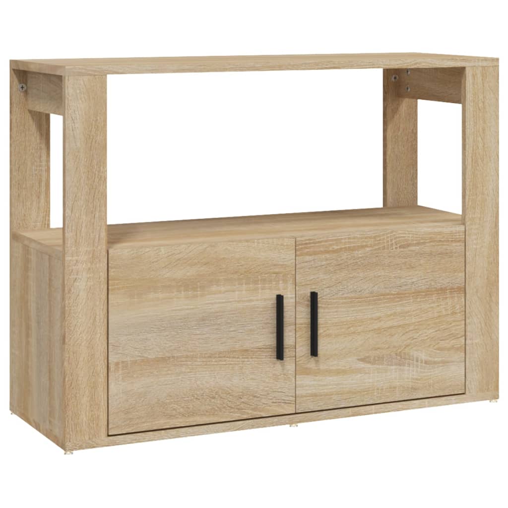 Credenza rovere Sonoma 80x30x60 cm MDF