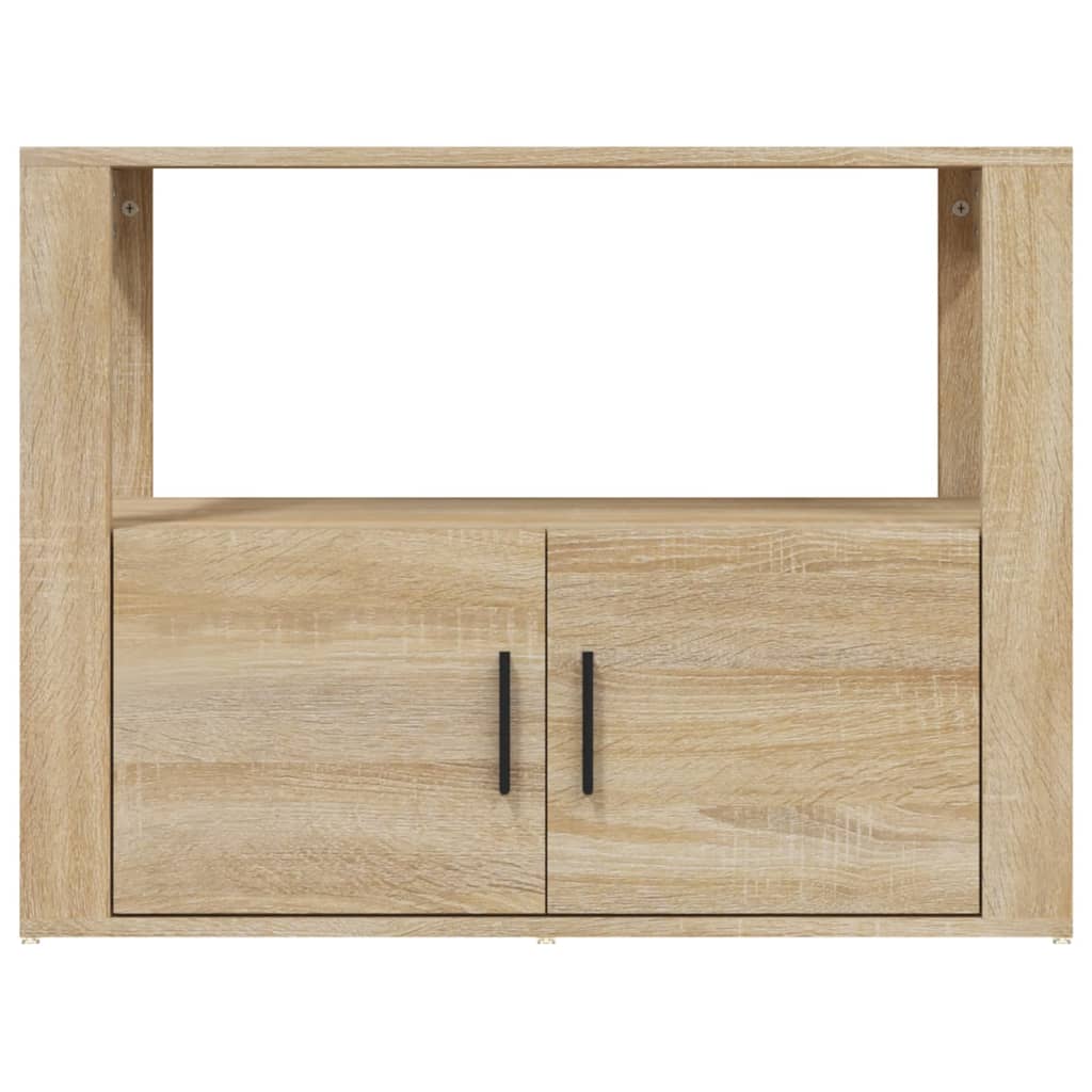 Credenza rovere Sonoma 80x30x60 cm MDF