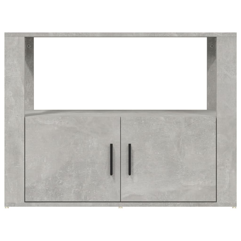 Concrete gray buffet 80x30x60 cm engineering wood