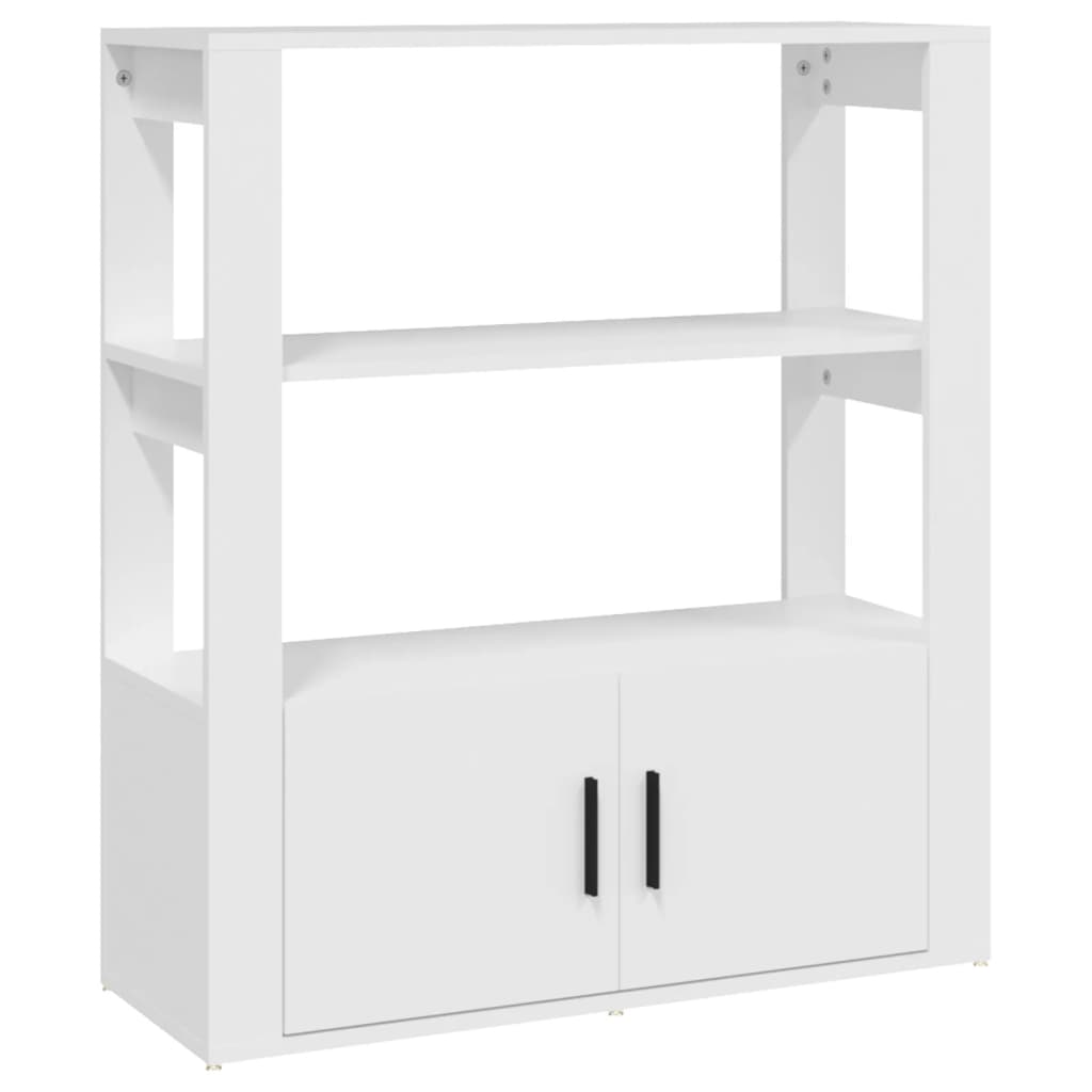 White buffet 80x30x90 cm Engineering wood