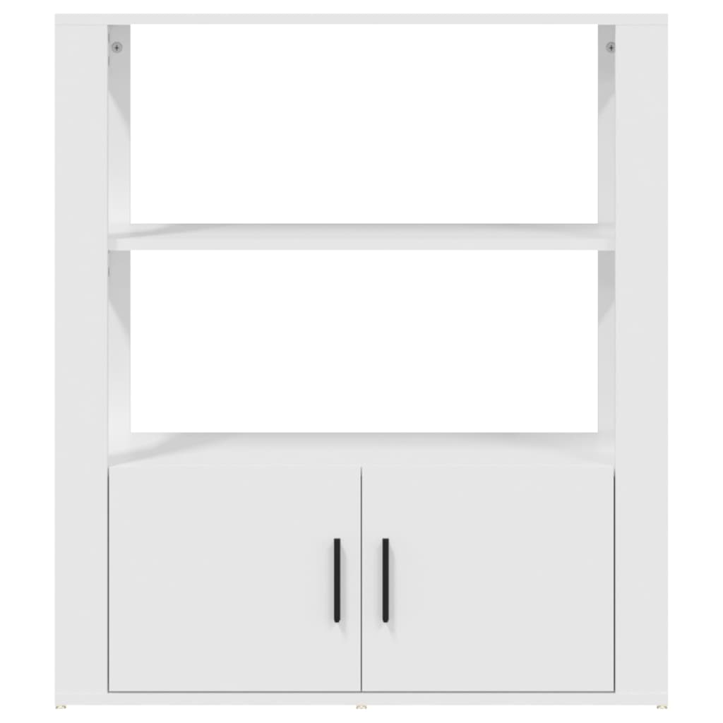 White buffet 80x30x90 cm Engineering wood