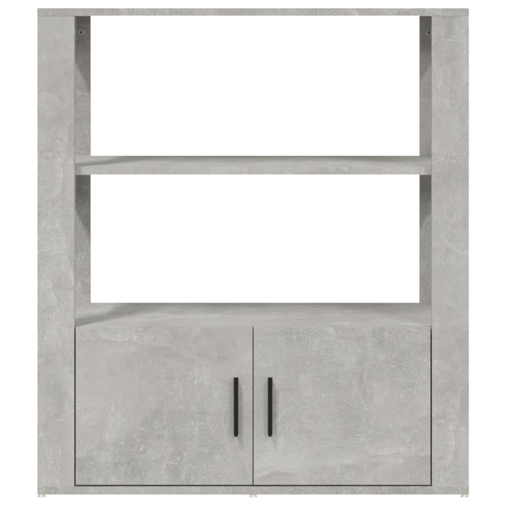 Concrete gray buffet 80x30x90 cm engineering wood