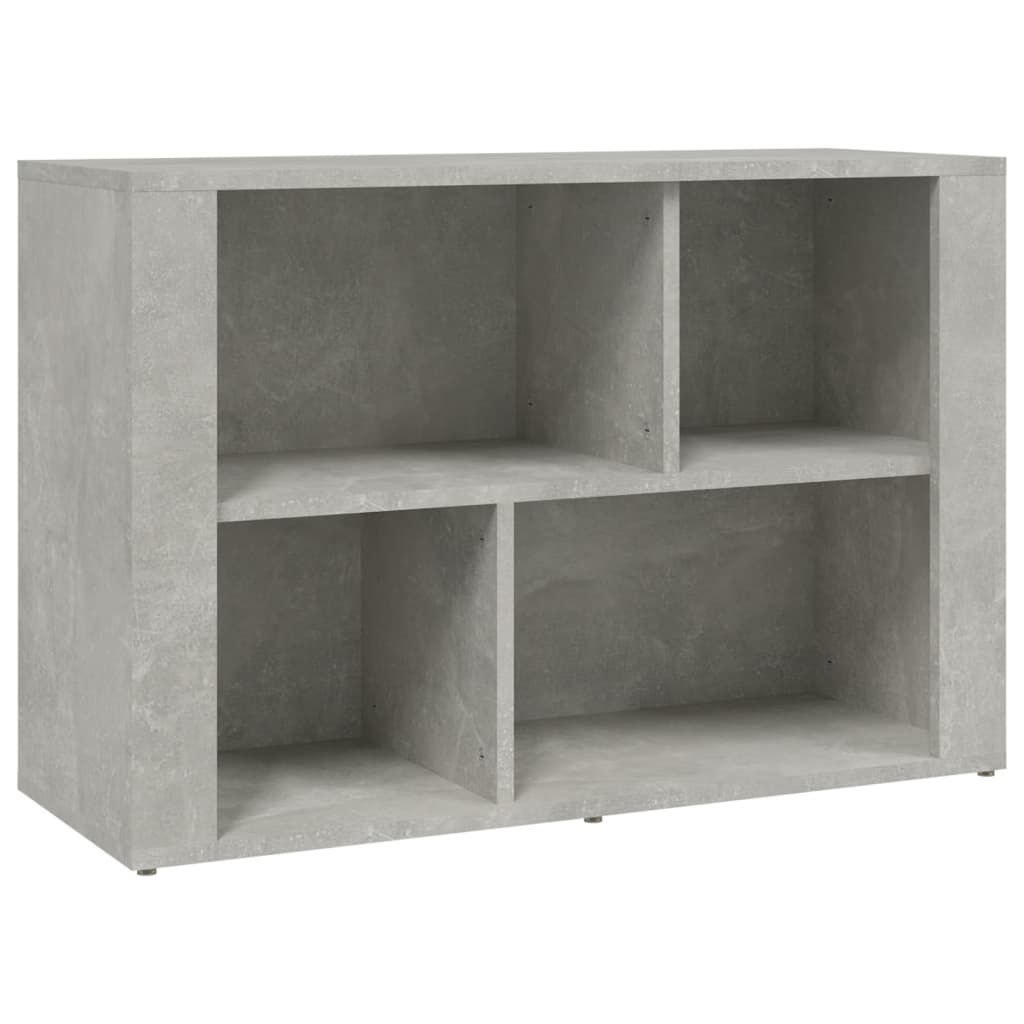 Betongrau -Buffet 80x30x54 cm Ingenieurholz