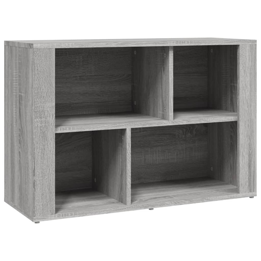 Credenza Sonoma grigia 80x30x54 cm MDF