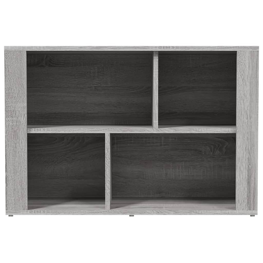 Credenza Sonoma grigia 80x30x54 cm MDF