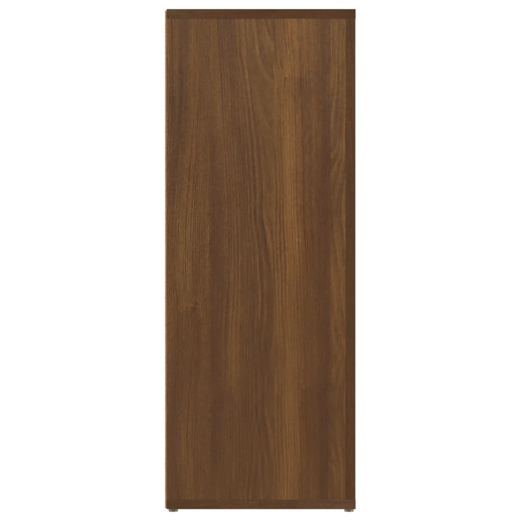 80x30x80 cm brown oak buffet engineering wood