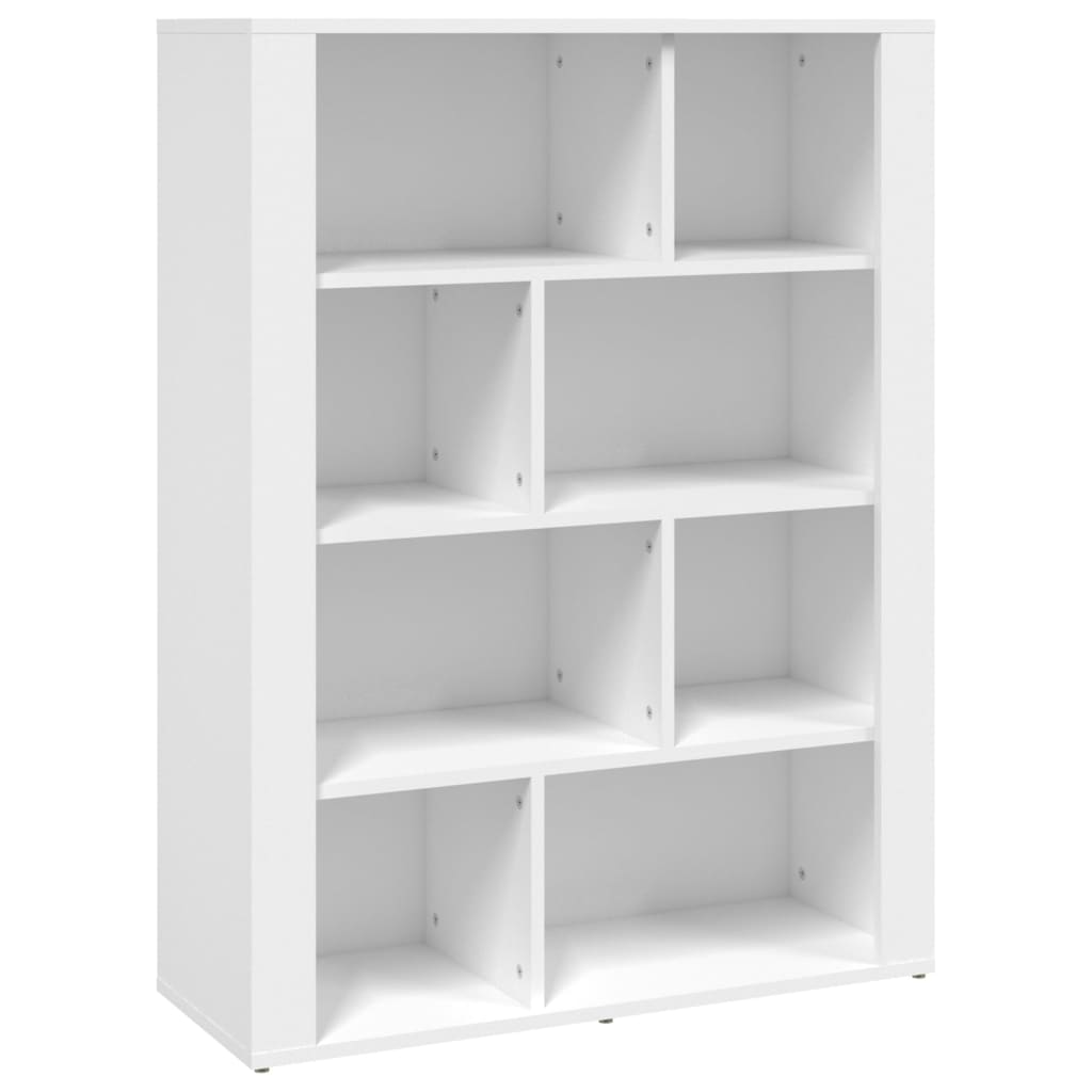 White buffet 80x30x106 cm engineering wood