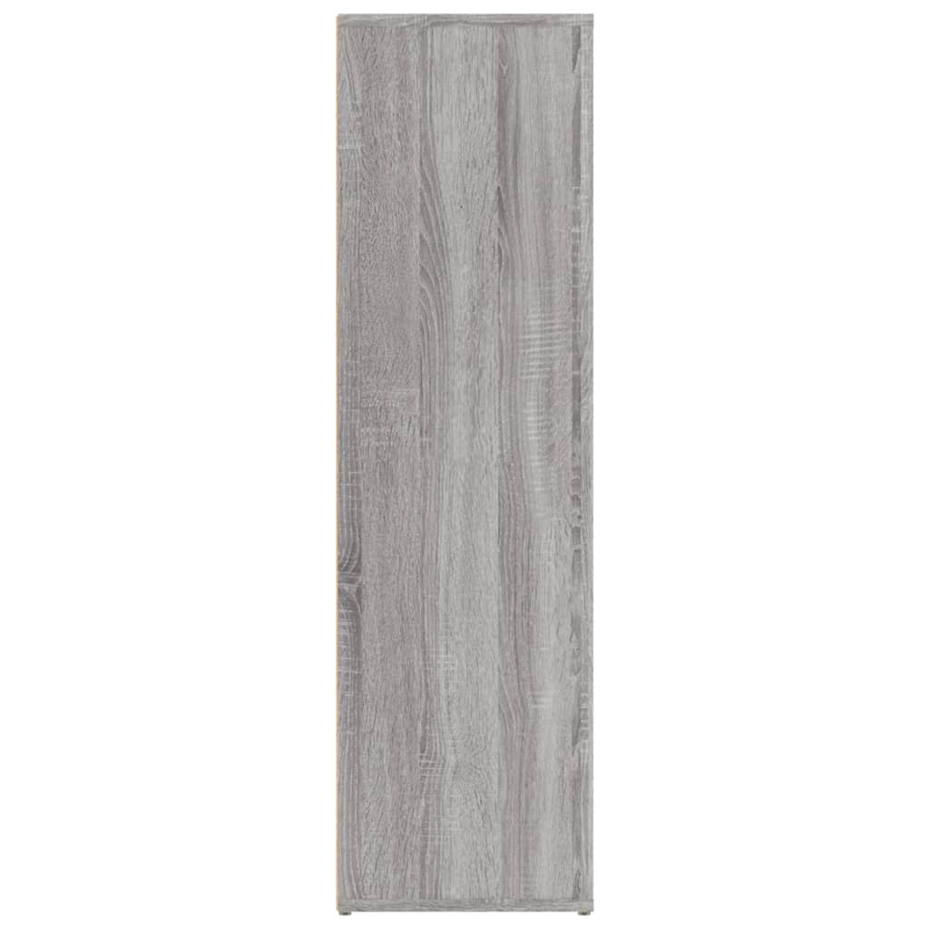 Sonoma Grey Buffet 80x30x106 cm ingegnerista legno