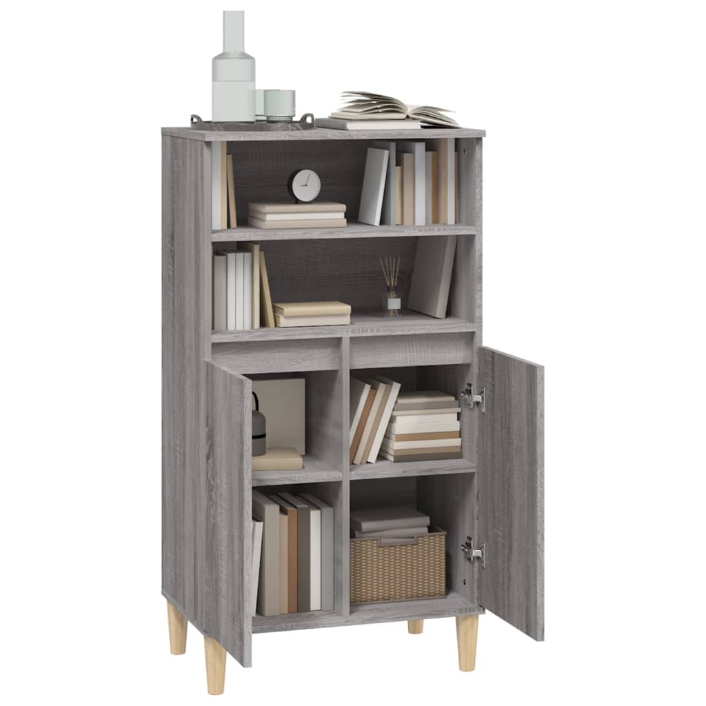 Sonoma Gray Sonoma Buffet 60x36x110 cm Engineering wood