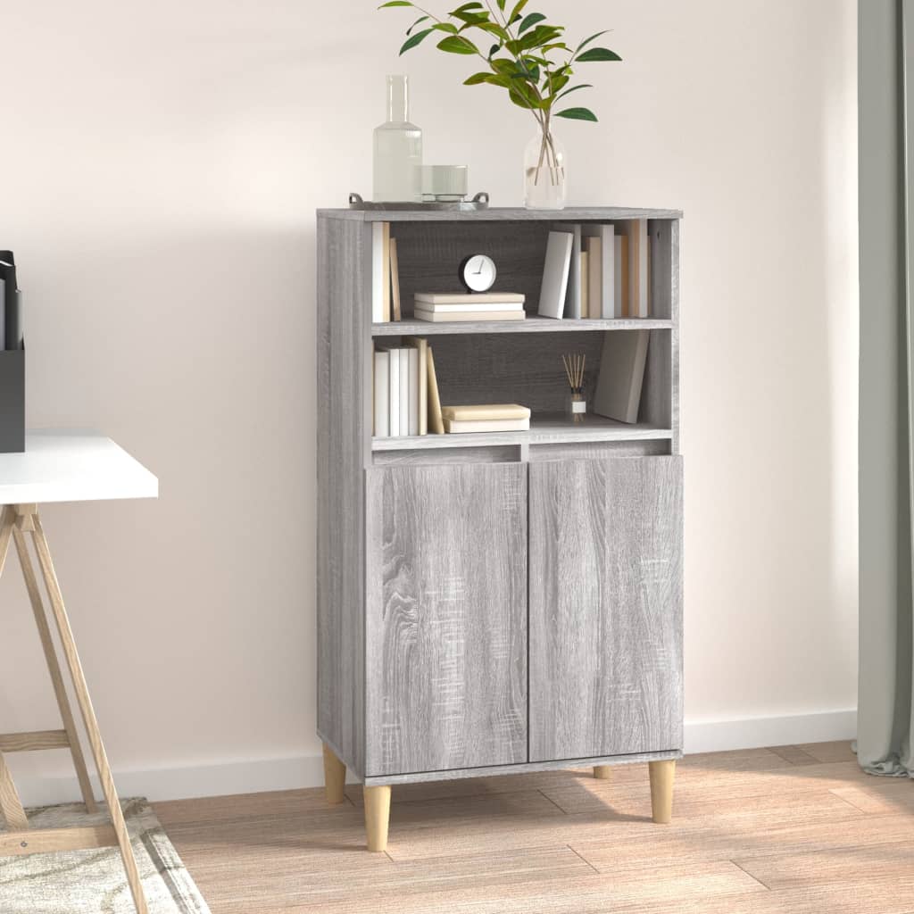 Sonoma Gray Sonoma Buffet 60x36x110 cm Engineering wood