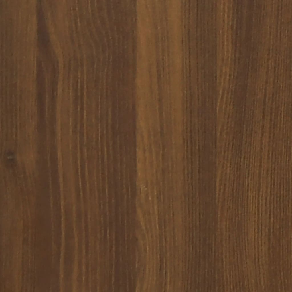 Oak marrone ad alto buffet 60x36x110 cm legno di ingegneria