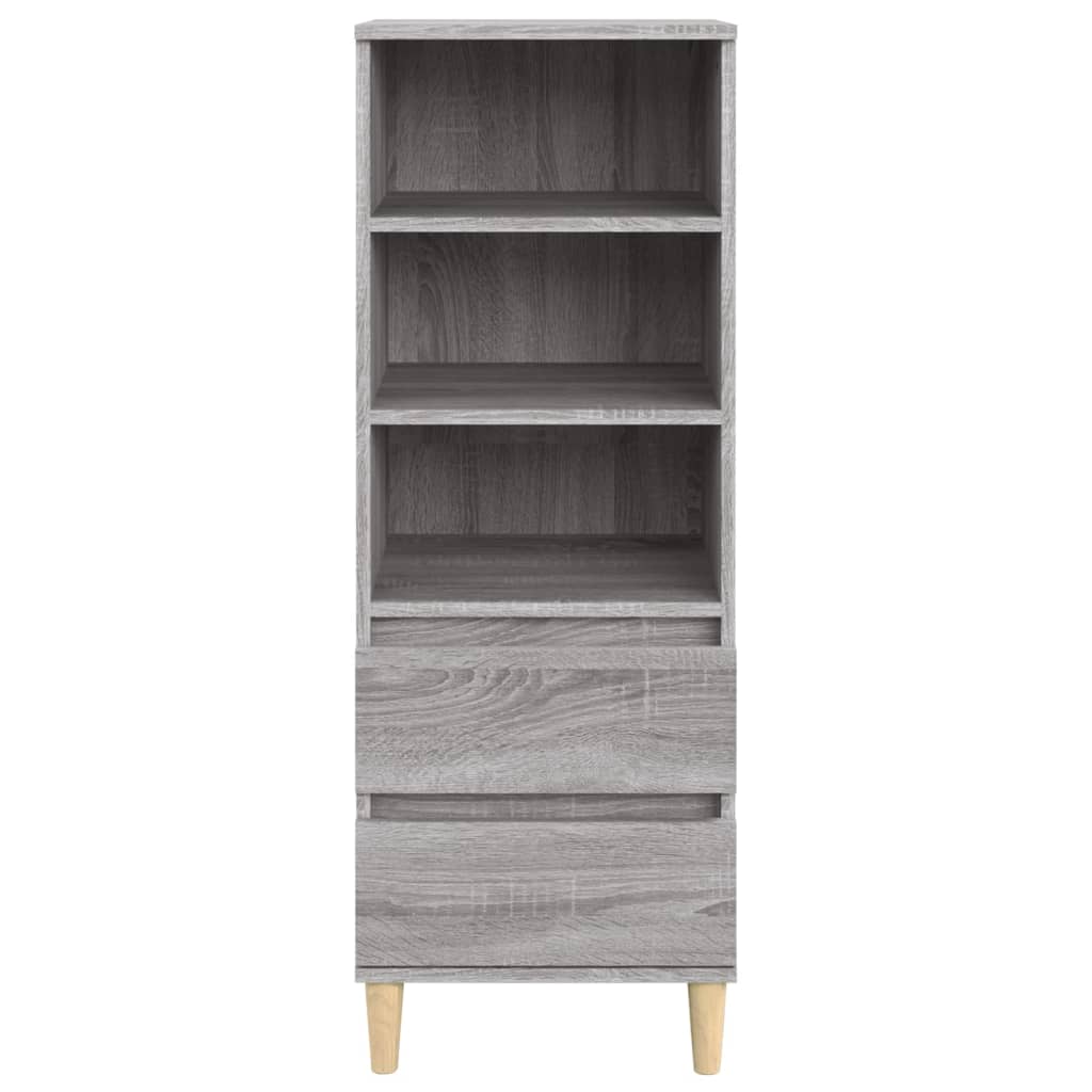 Buffet haut Sonoma gris 40x36x110 cm Bois d'ingénierie