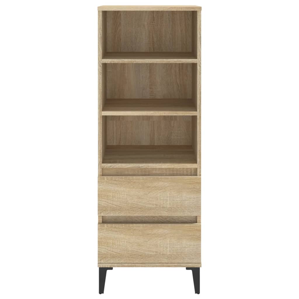 Sonoma High Oak Buffet 40x36x110 cm Ingenieurholz Holz