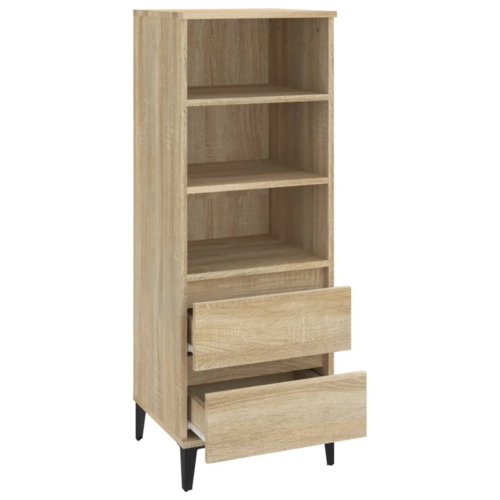 Sonoma High Oak Buffet 40x36x110 cm Ingenieurholz Holz